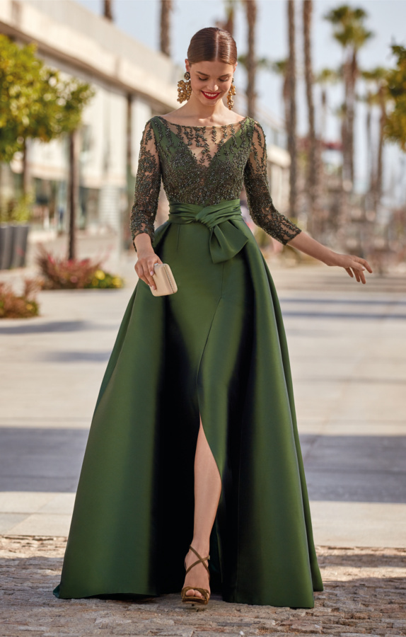 Modern style red velvet tea length prom cocktail dress 2020 – Anna's  Couture Dresses